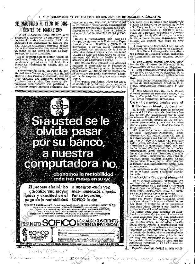 ABC SEVILLA 24-03-1971 página 41