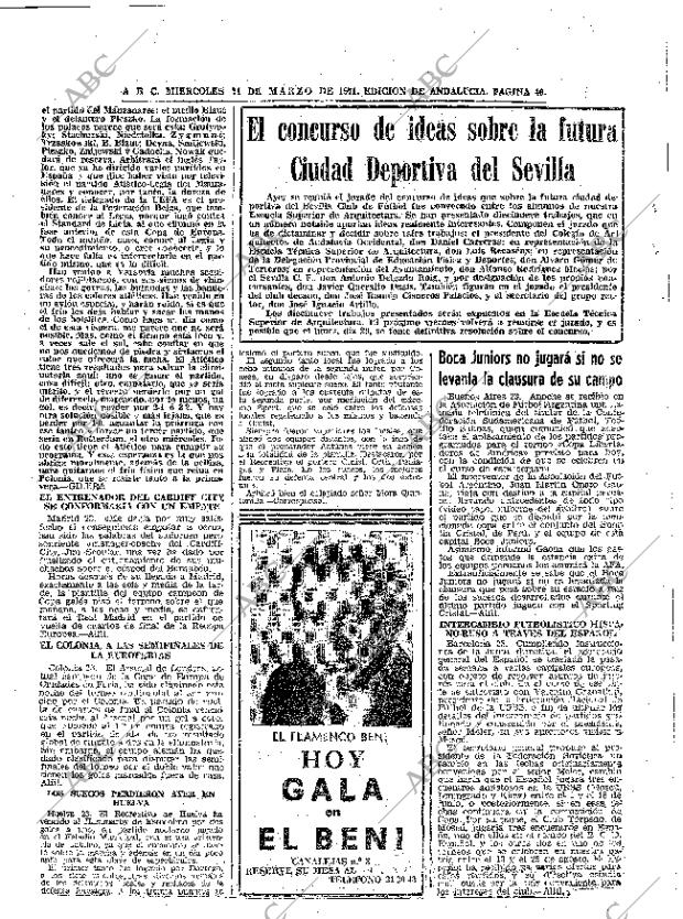 ABC SEVILLA 24-03-1971 página 46