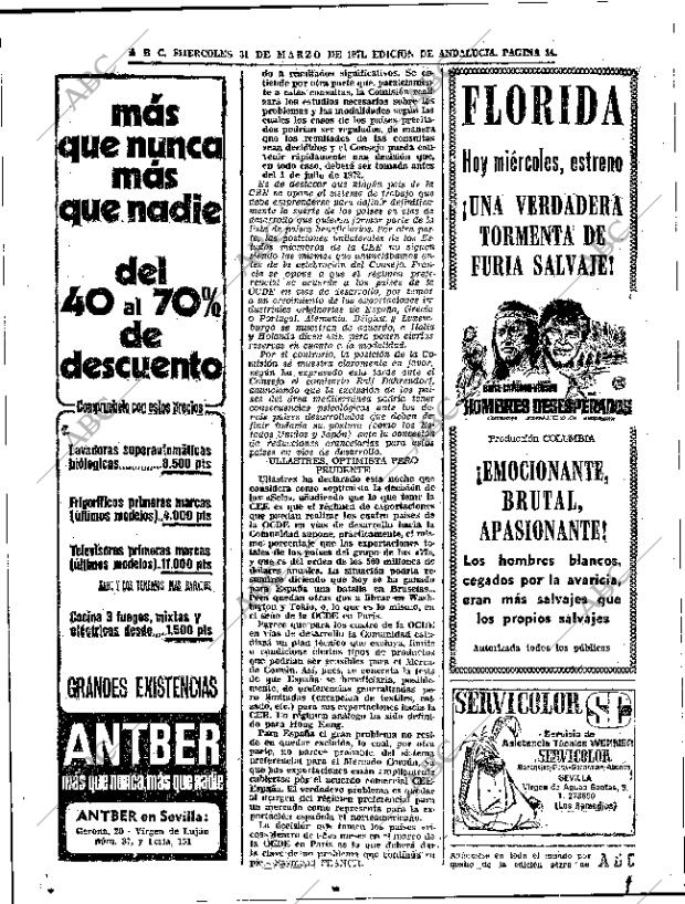 ABC SEVILLA 31-03-1971 página 34