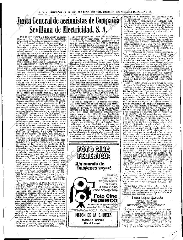 ABC SEVILLA 31-03-1971 página 45