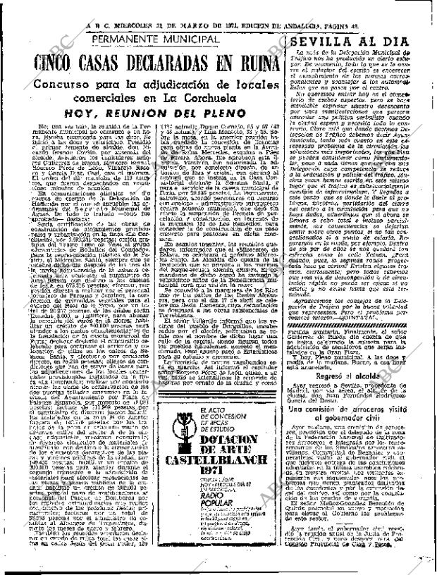 ABC SEVILLA 31-03-1971 página 49