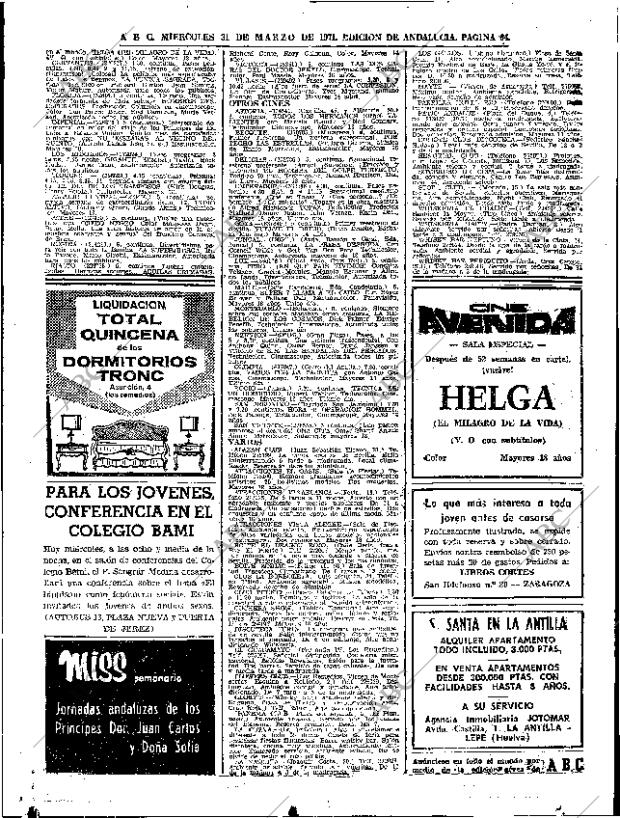 ABC SEVILLA 31-03-1971 página 64