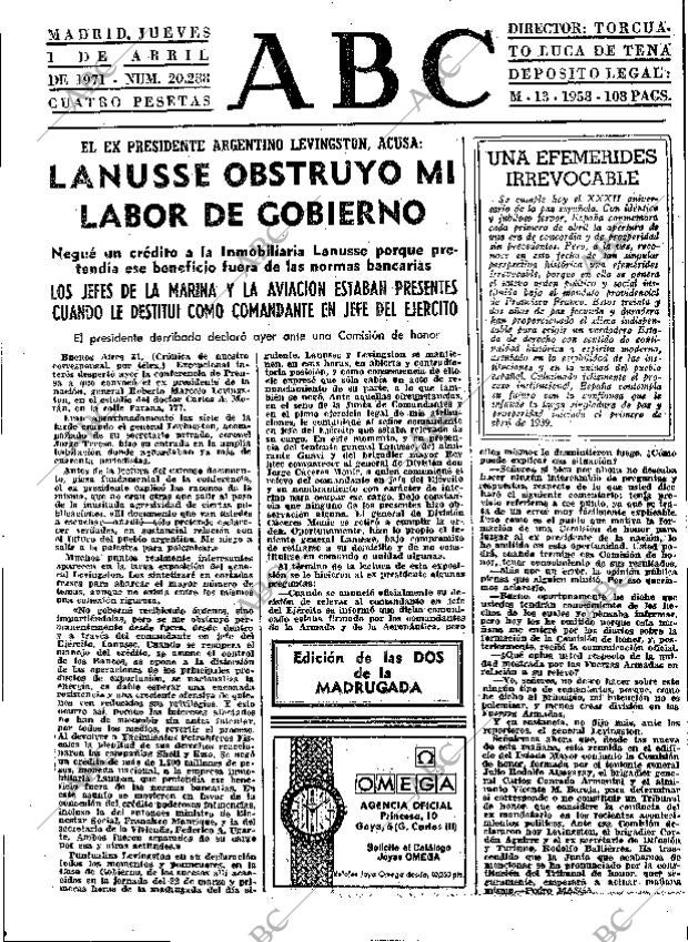 ABC MADRID 01-04-1971 página 15