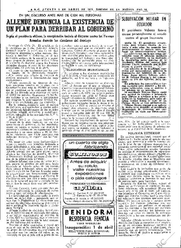 ABC MADRID 01-04-1971 página 18