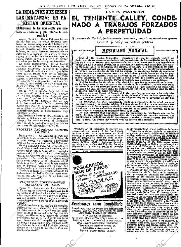 ABC MADRID 01-04-1971 página 21