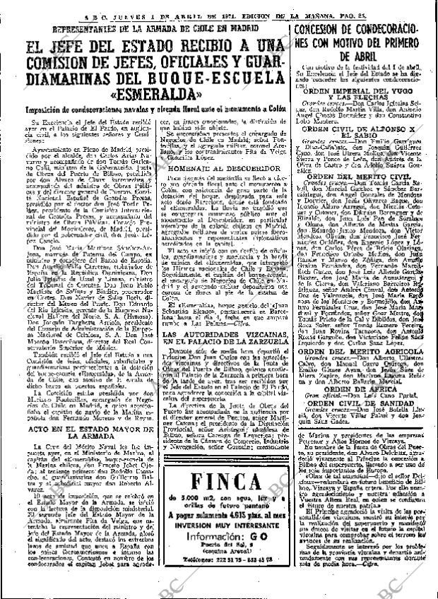 ABC MADRID 01-04-1971 página 25
