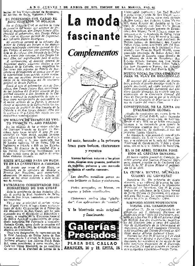 ABC MADRID 01-04-1971 página 42