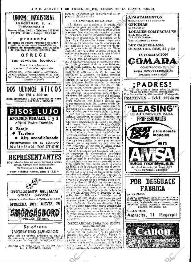 ABC MADRID 01-04-1971 página 44