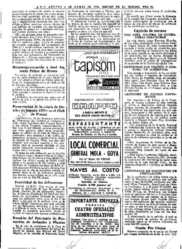 ABC MADRID 01-04-1971 página 45