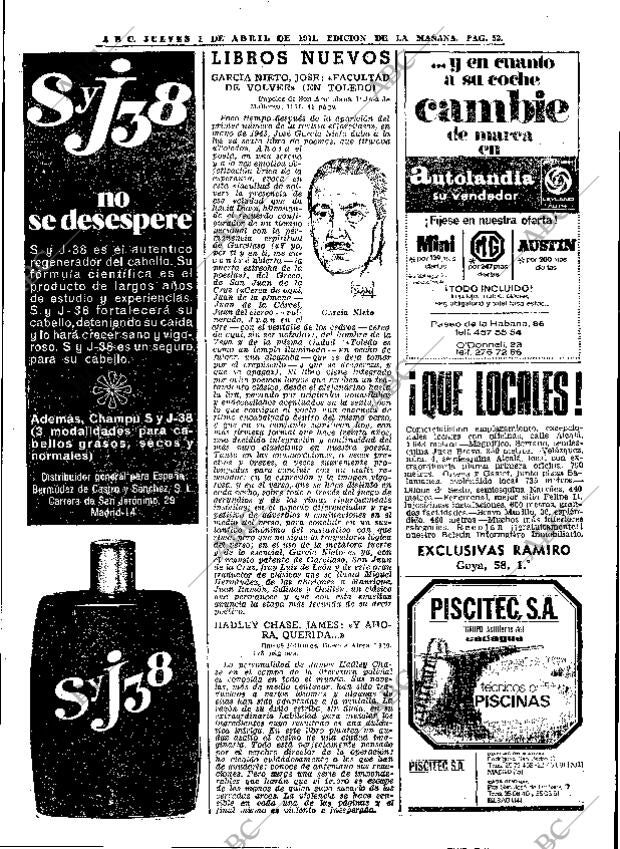 ABC MADRID 01-04-1971 página 52