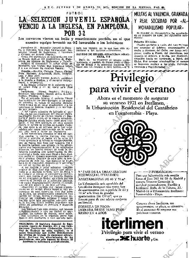 ABC MADRID 01-04-1971 página 63