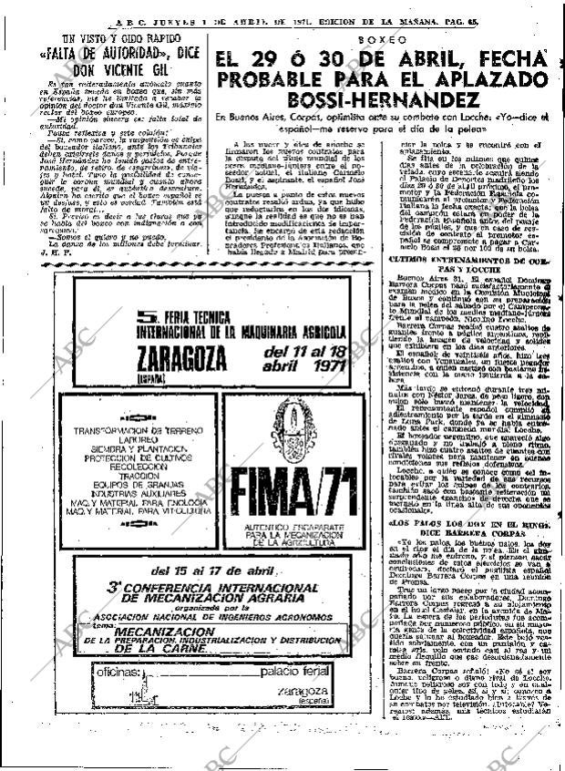 ABC MADRID 01-04-1971 página 65