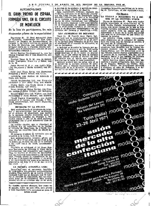 ABC MADRID 01-04-1971 página 67