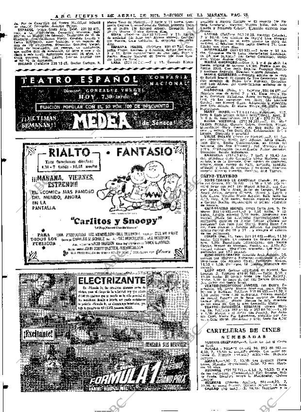 ABC MADRID 01-04-1971 página 72
