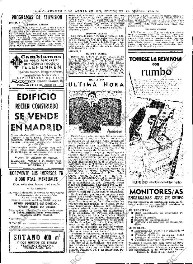 ABC MADRID 01-04-1971 página 76