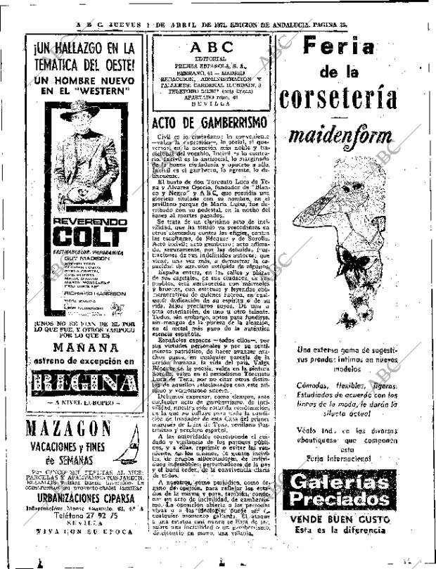 ABC SEVILLA 01-04-1971 página 22