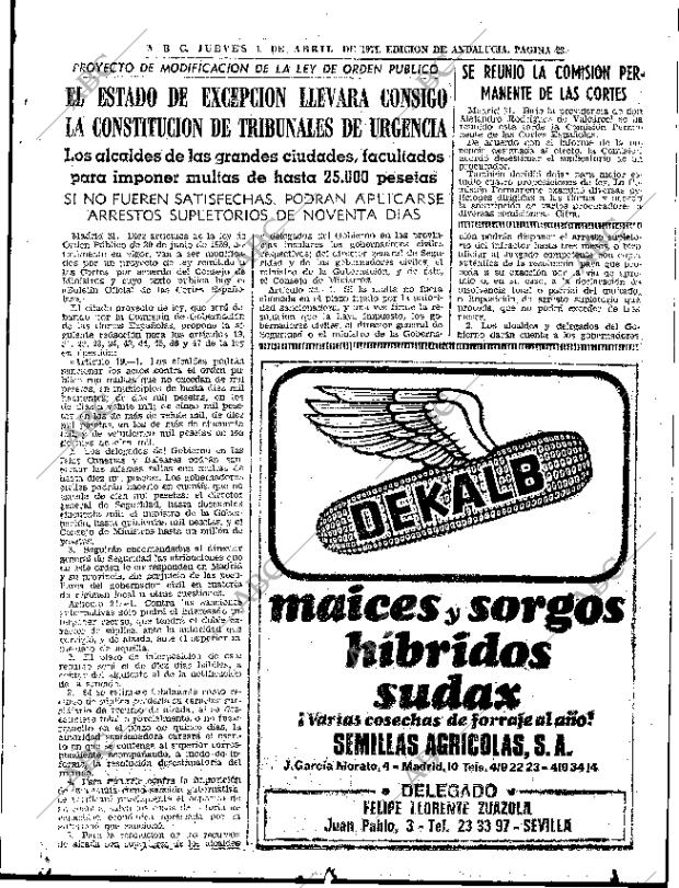 ABC SEVILLA 01-04-1971 página 23