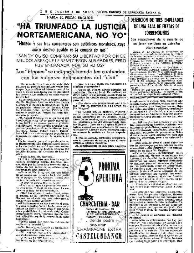 ABC SEVILLA 01-04-1971 página 27