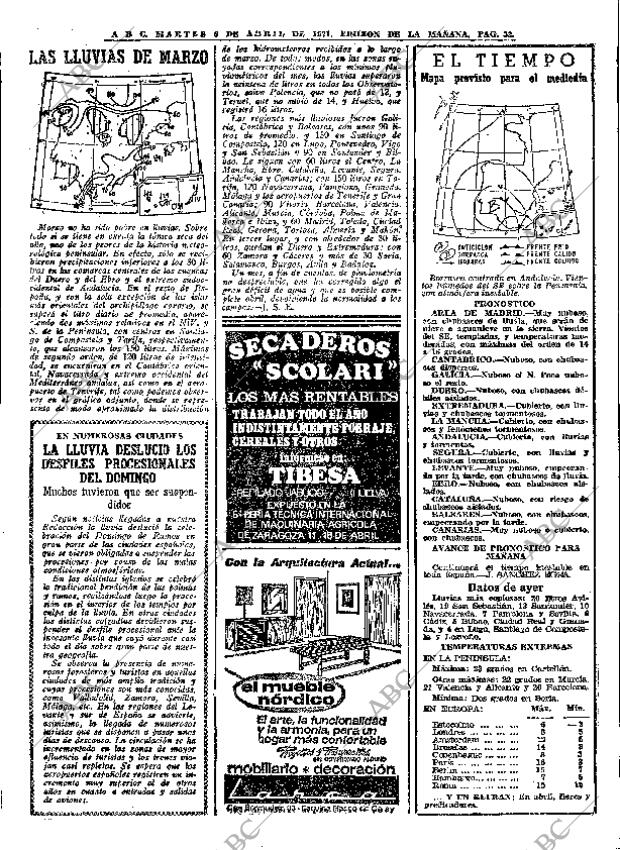 ABC MADRID 06-04-1971 página 32