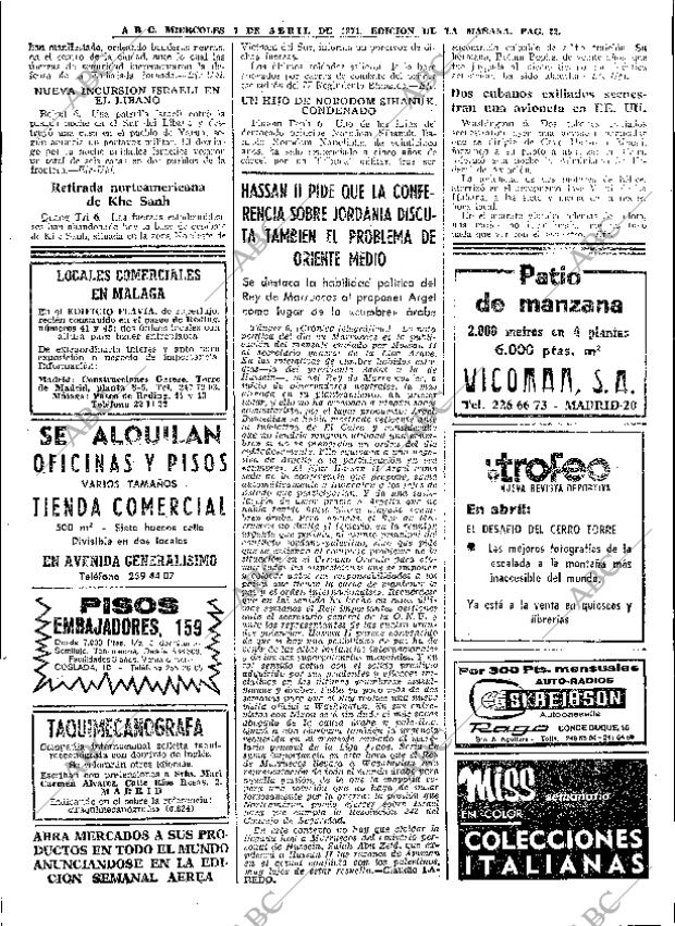 ABC MADRID 07-04-1971 página 22
