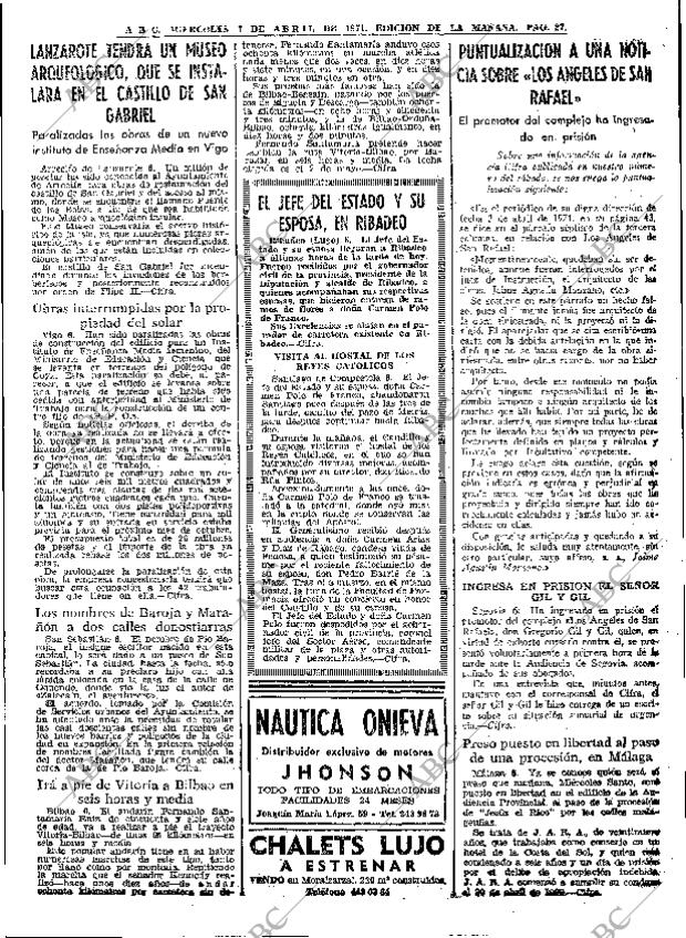 ABC MADRID 07-04-1971 página 27