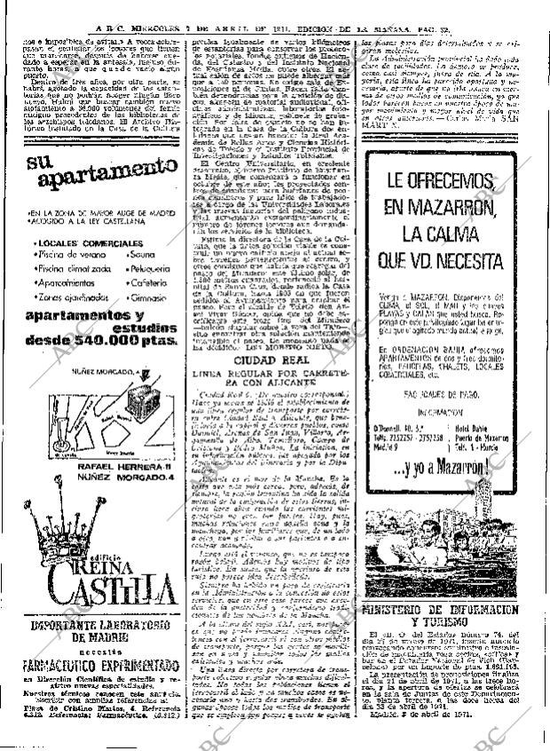 ABC MADRID 07-04-1971 página 32