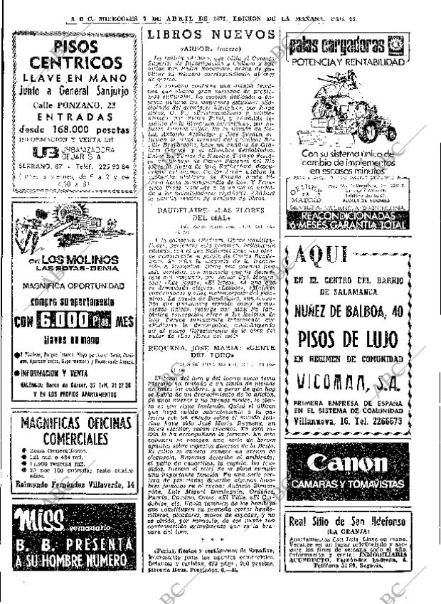 ABC MADRID 07-04-1971 página 46