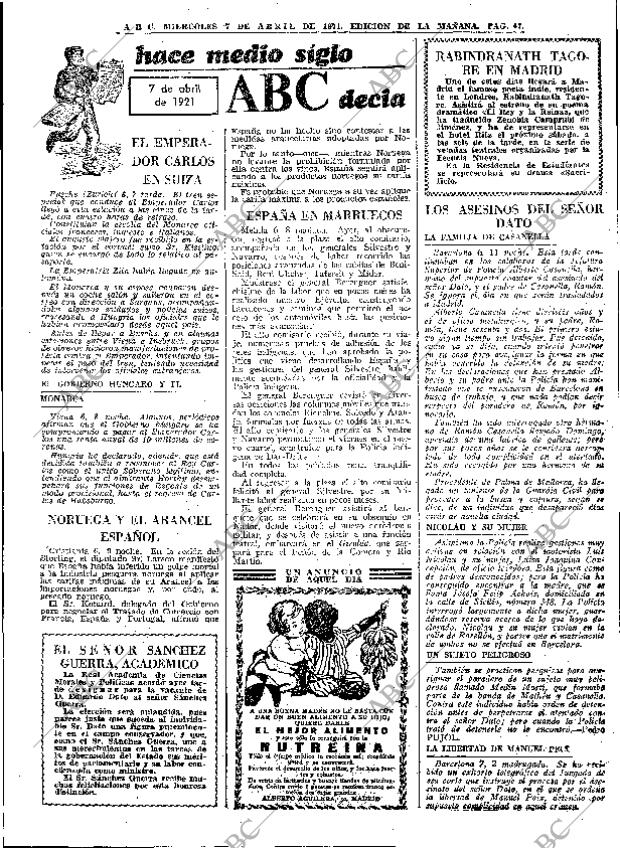 ABC MADRID 07-04-1971 página 47