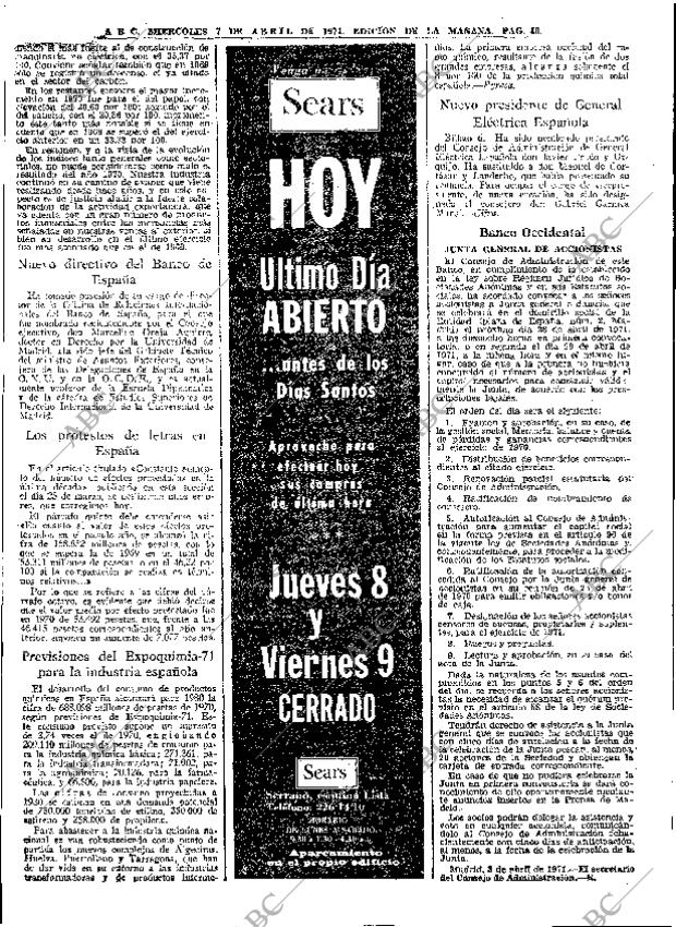 ABC MADRID 07-04-1971 página 50