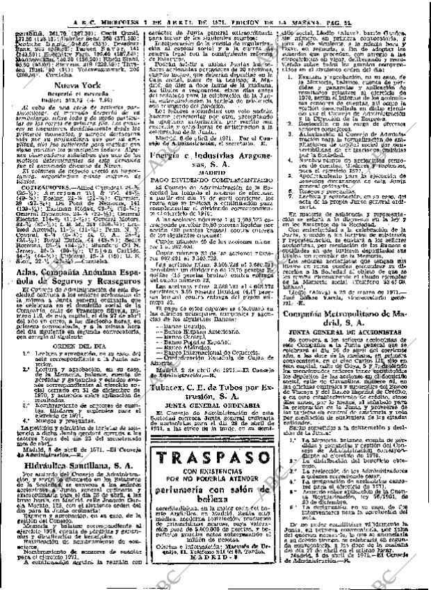 ABC MADRID 07-04-1971 página 54