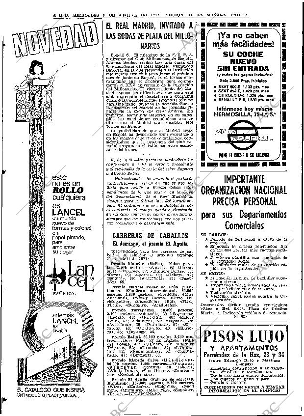 ABC MADRID 07-04-1971 página 58