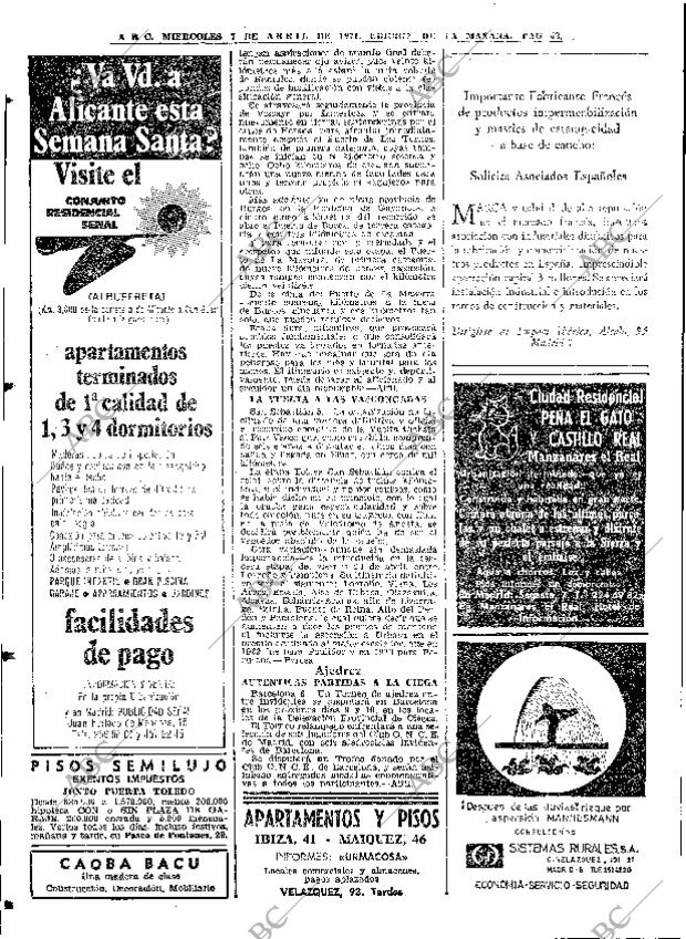 ABC MADRID 07-04-1971 página 62