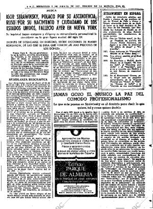ABC MADRID 07-04-1971 página 65
