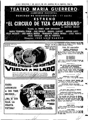 ABC MADRID 07-04-1971 página 71