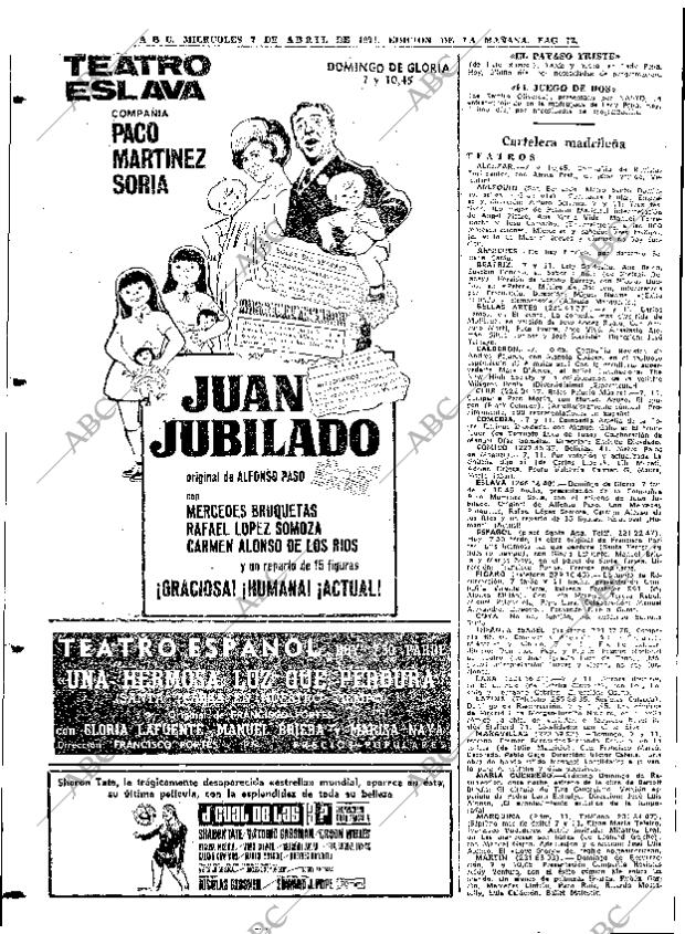 ABC MADRID 07-04-1971 página 72