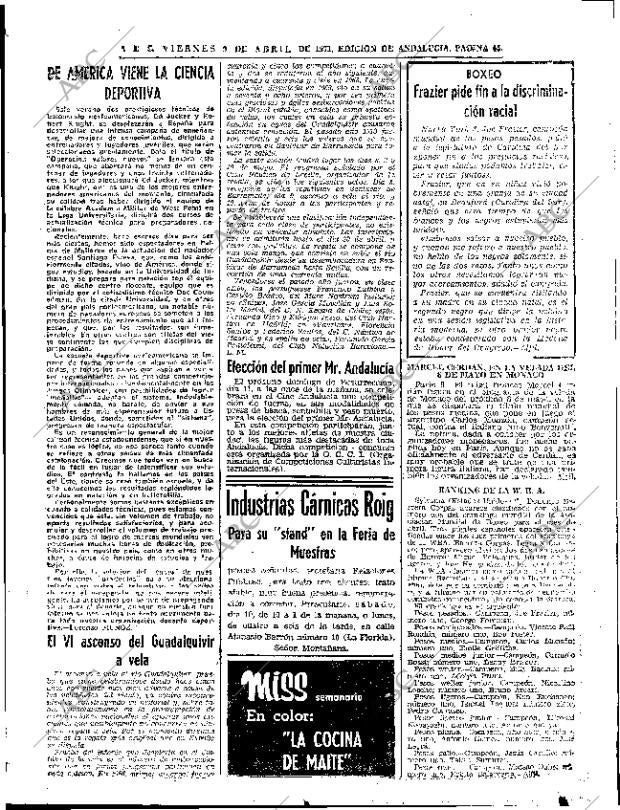 ABC SEVILLA 09-04-1971 página 45