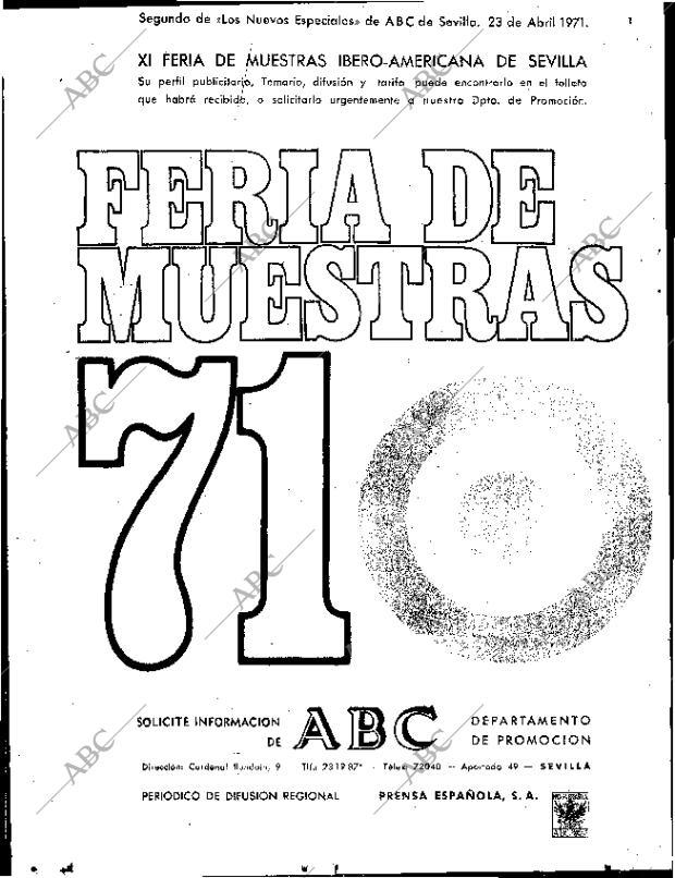 ABC SEVILLA 14-04-1971 página 2