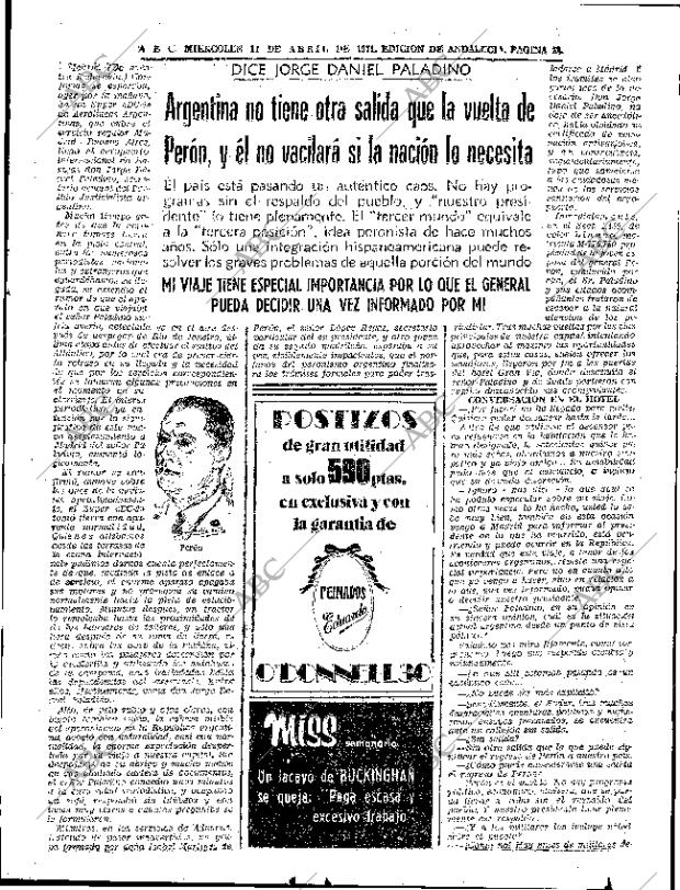 ABC SEVILLA 14-04-1971 página 33