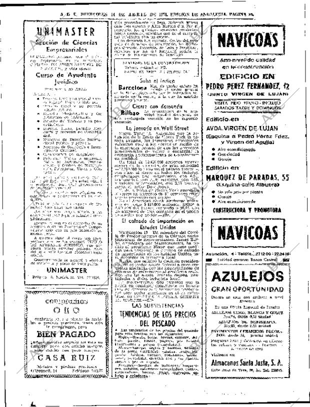 ABC SEVILLA 14-04-1971 página 50