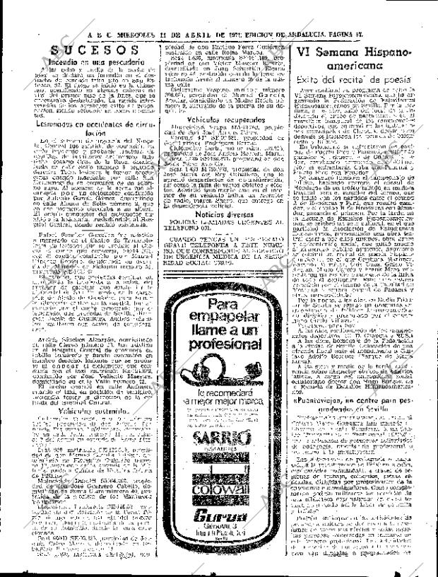 ABC SEVILLA 14-04-1971 página 57