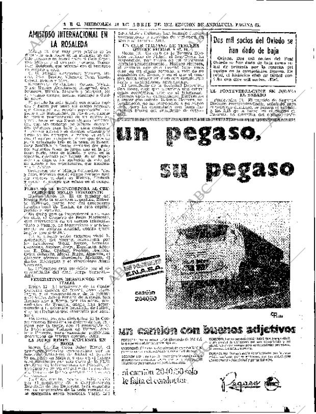 ABC SEVILLA 14-04-1971 página 65