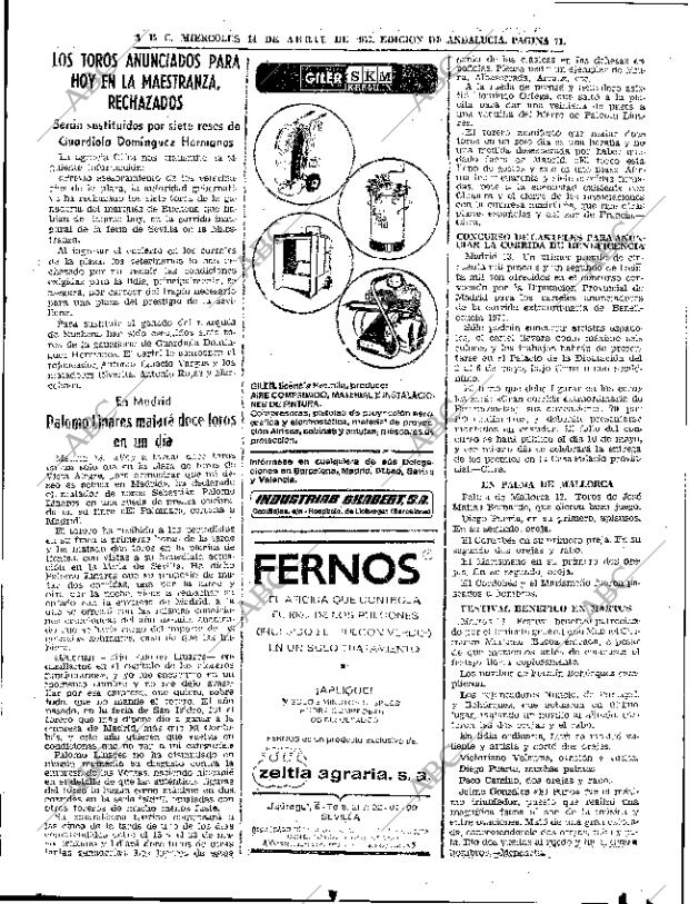 ABC SEVILLA 14-04-1971 página 71