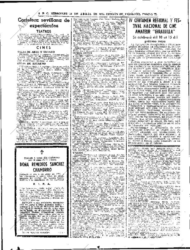 ABC SEVILLA 14-04-1971 página 72