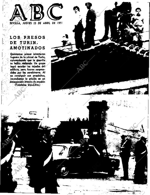 ABC SEVILLA 15-04-1971 página 1