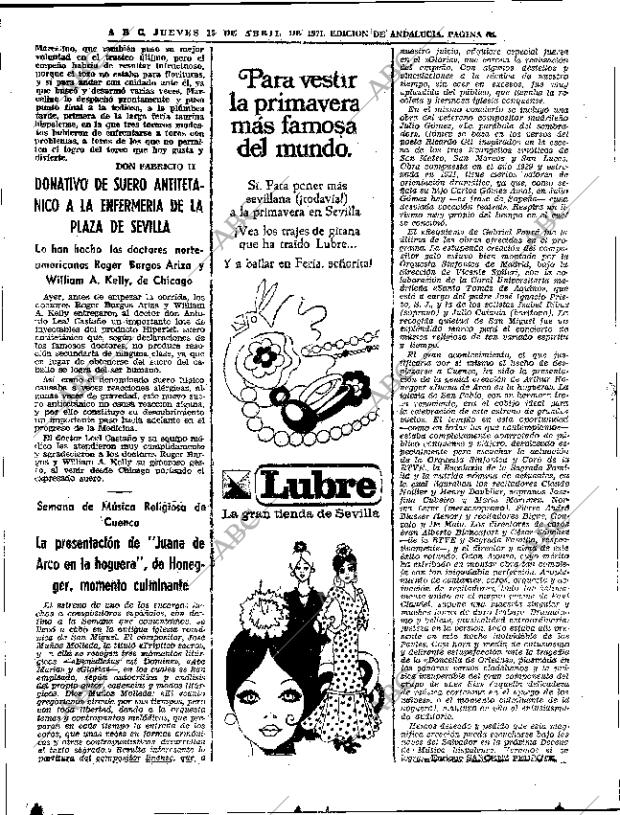 ABC SEVILLA 15-04-1971 página 66