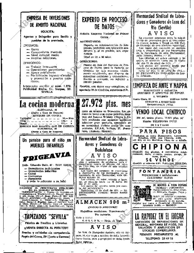 ABC SEVILLA 17-04-1971 página 111