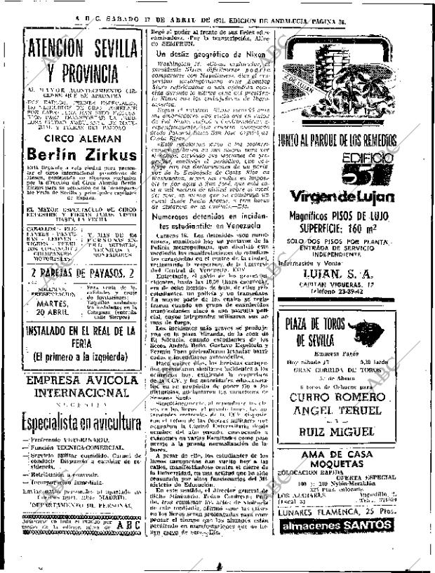 ABC SEVILLA 17-04-1971 página 32