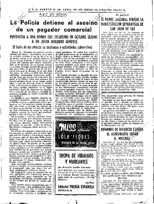 ABC SEVILLA 17-04-1971 página 43
