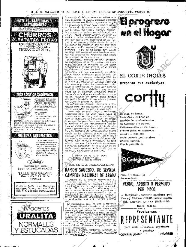 ABC SEVILLA 17-04-1971 página 50