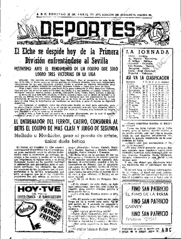 ABC SEVILLA 18-04-1971 página 55